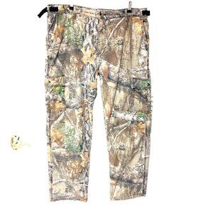 Hunter's Choice Camo Cargo Pants Mens XL 40 x 31 Hunting  Adjustable Realtree